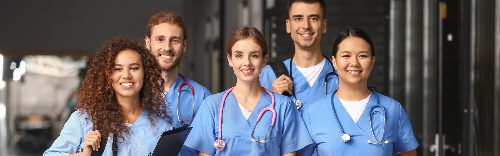 group of nurse smiling