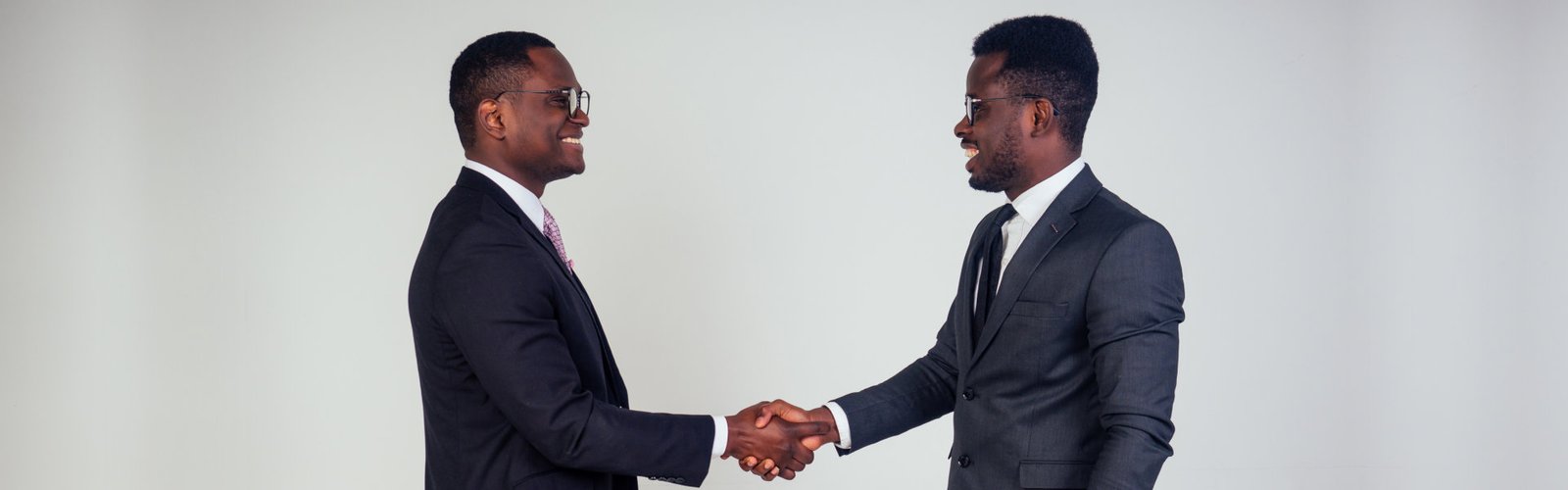 two businessman doing a handshake