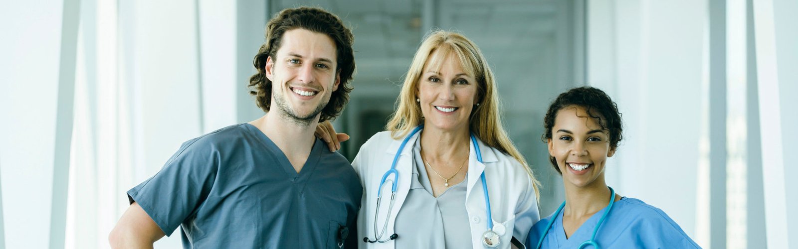 group of doctors smiling