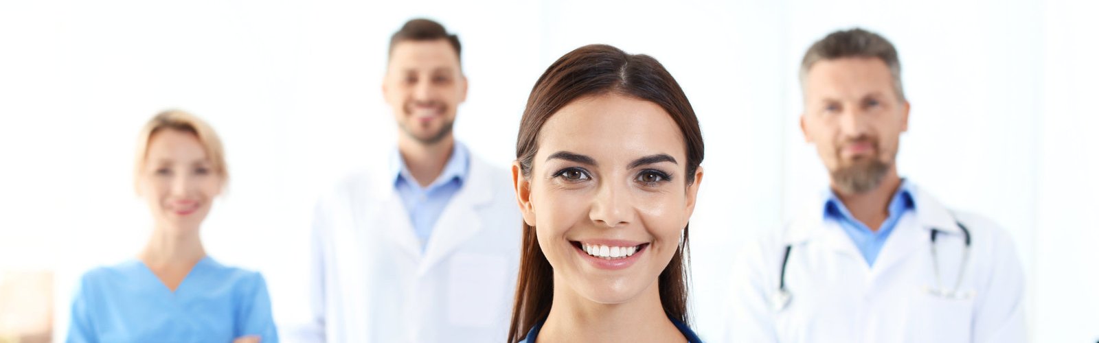 group of doctors smiling