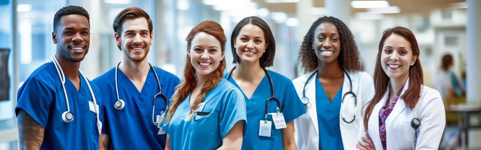 group of doctors smiling